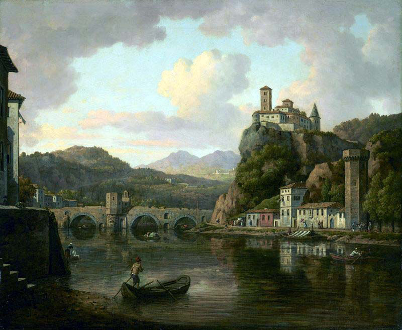 Castle on the Rhone River France
